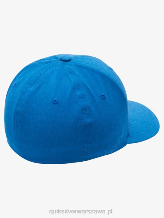 mężczyźni Quiksilver wzmocniona czapka flexifit 4DBV945 niebieski wrzos do nurkowania