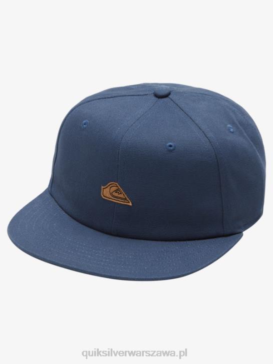 mężczyźni Quiksilver zagazowana czapka z daszkiem snapback 4DBV1643 ciemny łupek