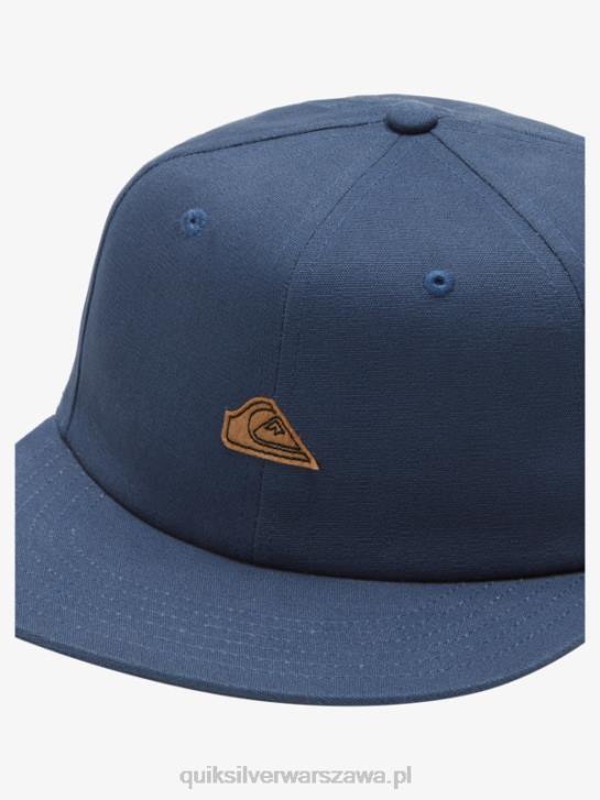 mężczyźni Quiksilver zagazowana czapka z daszkiem snapback 4DBV1643 ciemny łupek