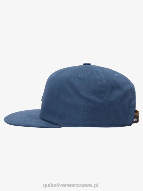mężczyźni Quiksilver zagazowana czapka z daszkiem snapback 4DBV1643 ciemny łupek