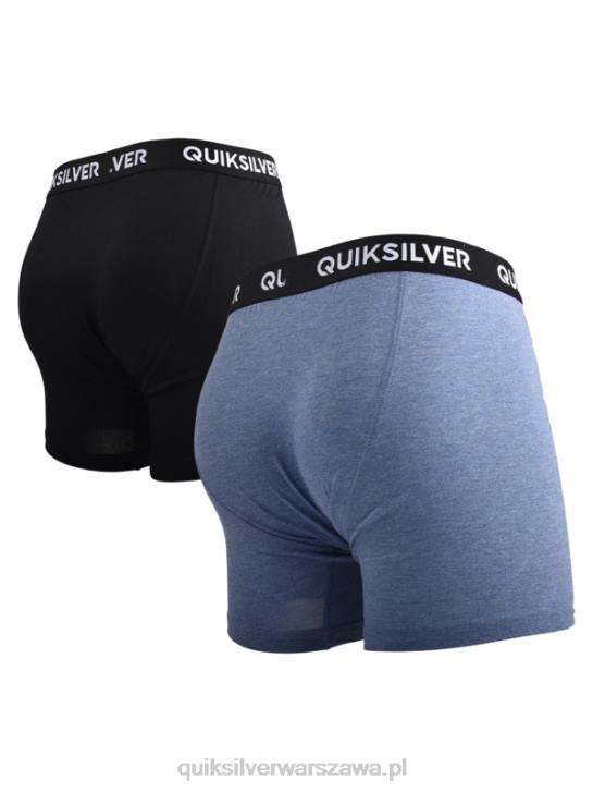 mężczyźni Quiksilver Core super miękkie bokserki 2 szt 4DBV1825 dżinsowy wrzos
