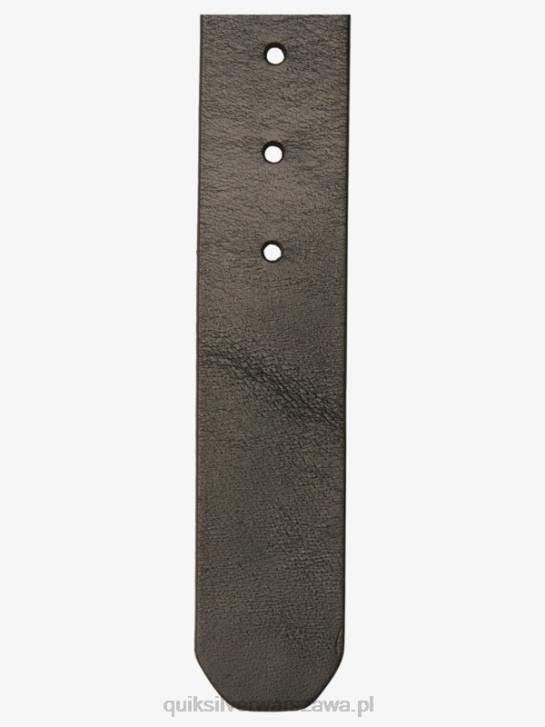 mężczyźni Quiksilver codzienny skórzany pasek 4DBV1053 czarny