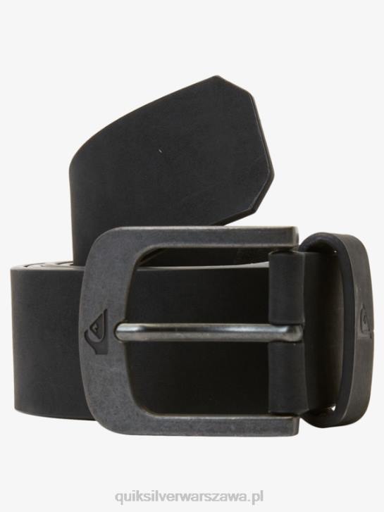 mężczyźni Quiksilver pasek ze sztucznej skóry na głównej ulicy 4DBV1095 czarny