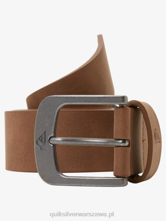 mężczyźni Quiksilver pasek ze sztucznej skóry na głównej ulicy 4DBV1096 czekolada