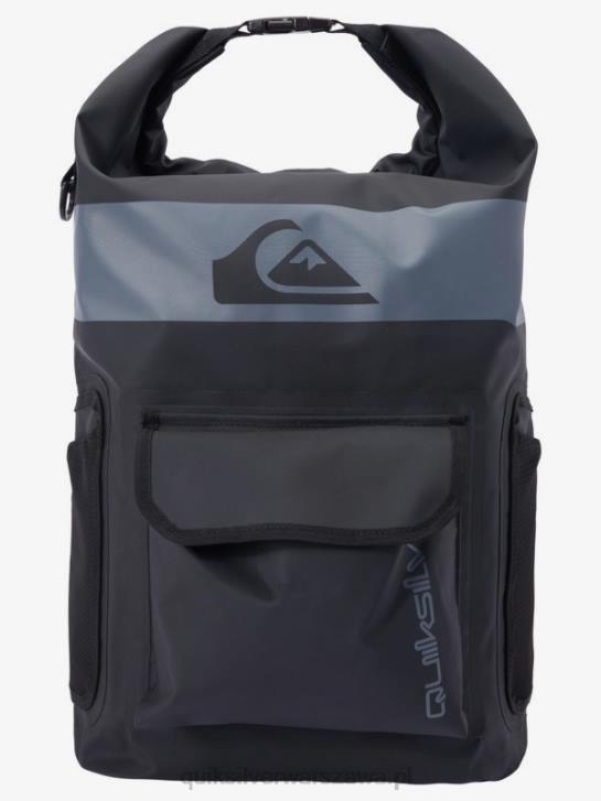 mężczyźni Quiksilver Sea Stash 20l średni plecak surfingowy 4DBV859 czarny