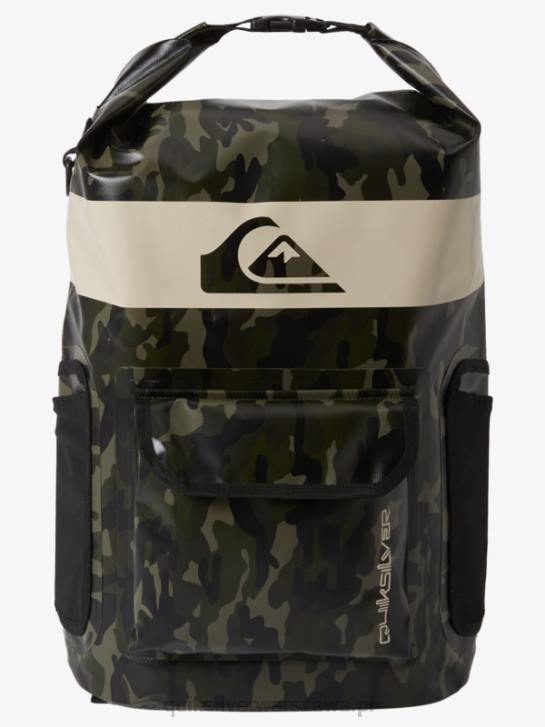 mężczyźni Quiksilver Sea Stash 20l średni plecak surfingowy 4DBV861 czarny kamuflaż