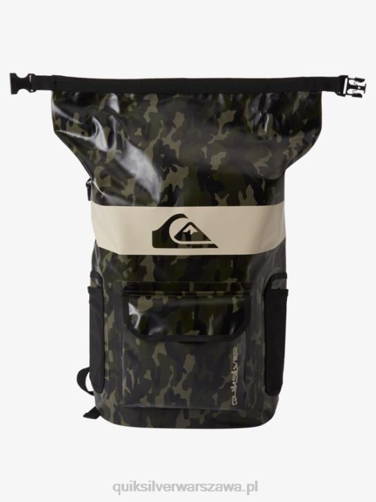 mężczyźni Quiksilver Sea Stash 20l średni plecak surfingowy 4DBV861 czarny kamuflaż