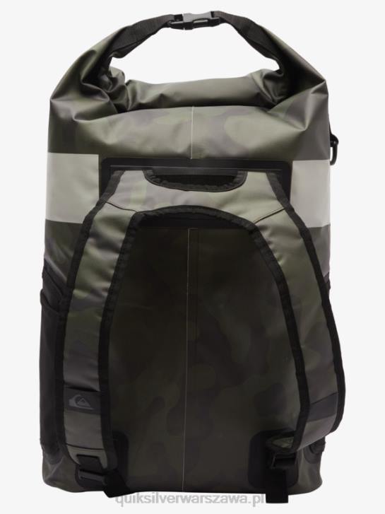 mężczyźni Quiksilver Sea Stash 20l średni plecak surfingowy 4DBV861 czarny kamuflaż