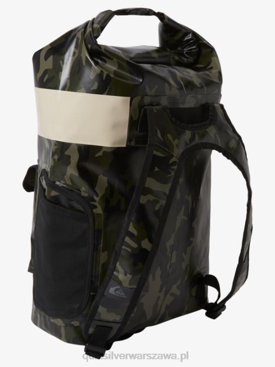 mężczyźni Quiksilver Sea Stash 20l średni plecak surfingowy 4DBV861 czarny kamuflaż