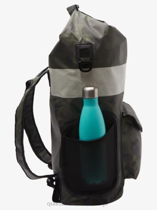 mężczyźni Quiksilver Sea Stash 20l średni plecak surfingowy 4DBV861 czarny kamuflaż