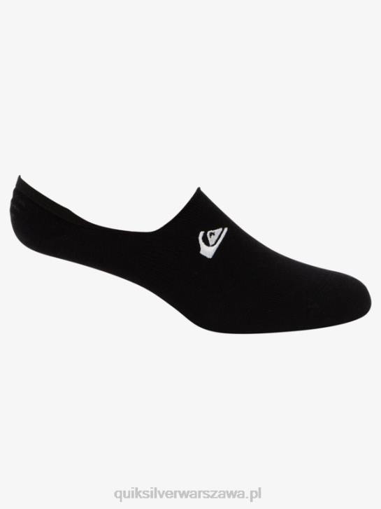 mężczyźni Quiksilver 3-pak skarpetek no show liner 4DBV777 czarny