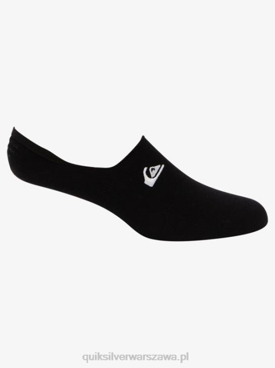 mężczyźni Quiksilver 3-pak skarpetek no show liner 4DBV777 czarny