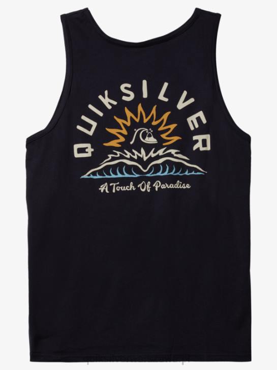 mężczyźni Quiksilver T-shirt z wodnymi opowieściami 4DBV1362 granatowa marynarka