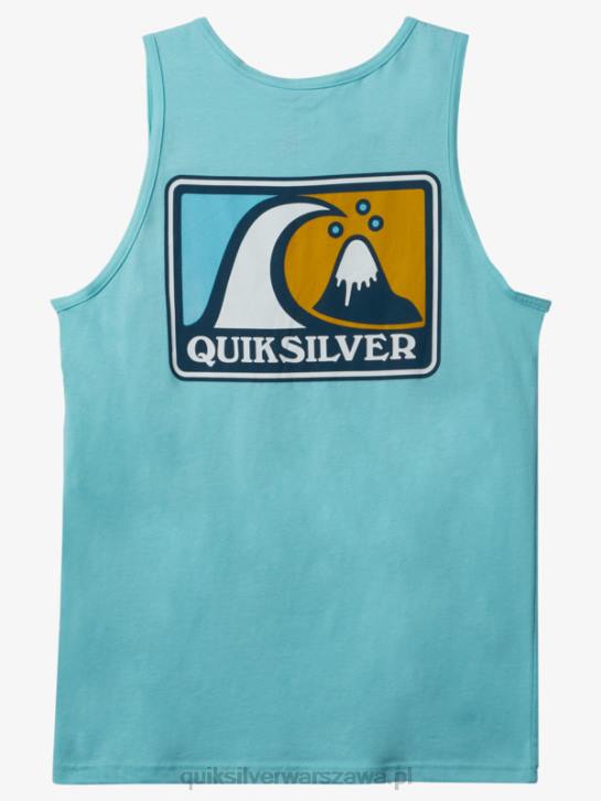 mężczyźni Quiksilver łagodny zbiornik z bąbelkami 4DBV165 anioł niebieski
