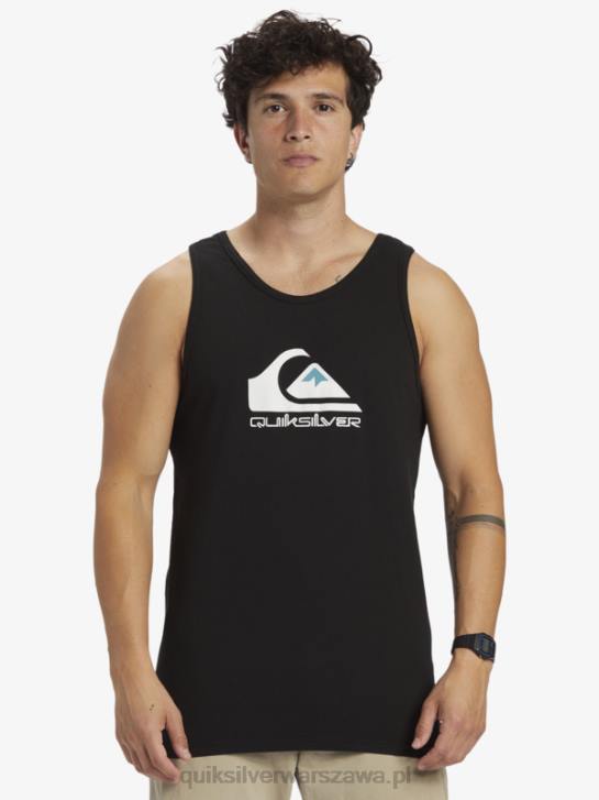 mężczyźni Quiksilver duży zbiornik z logo 4DBV262 czarny