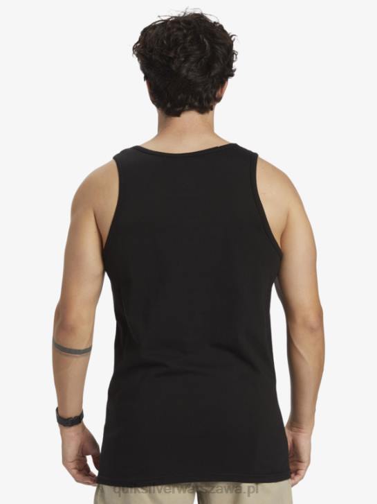 mężczyźni Quiksilver duży zbiornik z logo 4DBV262 czarny