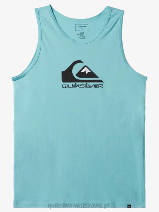 mężczyźni Quiksilver duży zbiornik z logo 4DBV265 anioł niebieski