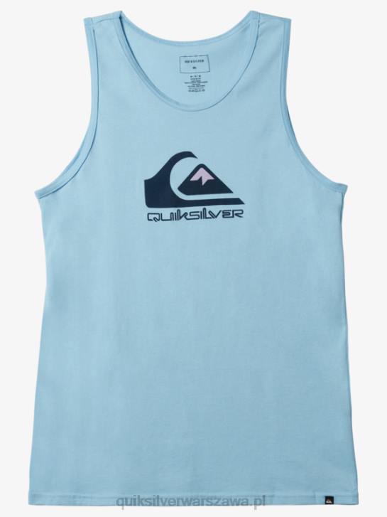 mężczyźni Quiksilver duży zbiornik z logo 4DBV268 niebieskie niebo