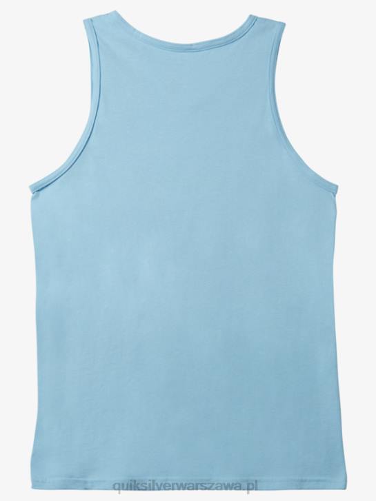 mężczyźni Quiksilver duży zbiornik z logo 4DBV268 niebieskie niebo
