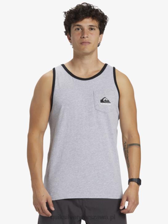 mężczyźni Quiksilver omni kieszonkowy t-shirt bez rękawów 4DBV556 atletyczny wrzos