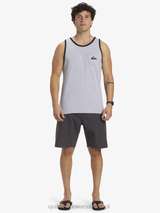 mężczyźni Quiksilver omni kieszonkowy t-shirt bez rękawów 4DBV556 atletyczny wrzos