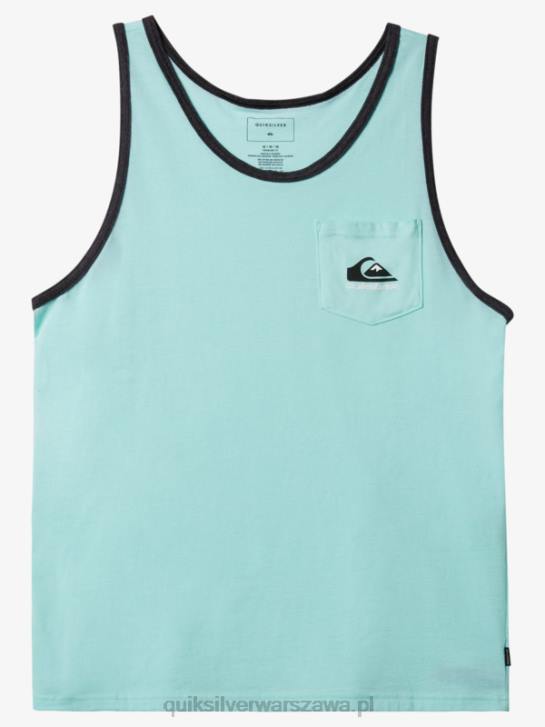 mężczyźni Quiksilver omni kieszonkowy t-shirt bez rękawów 4DBV559 wrzos ze szkła plażowego