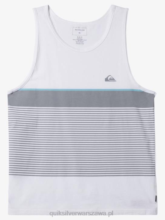 mężczyźni Quiksilver tijuana w paski 4DBV456 biały
