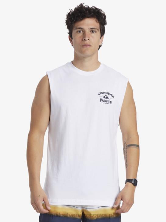 mężczyźni Quiksilver x Pacifico prosty czołg strzelecki 4DBV3 biały