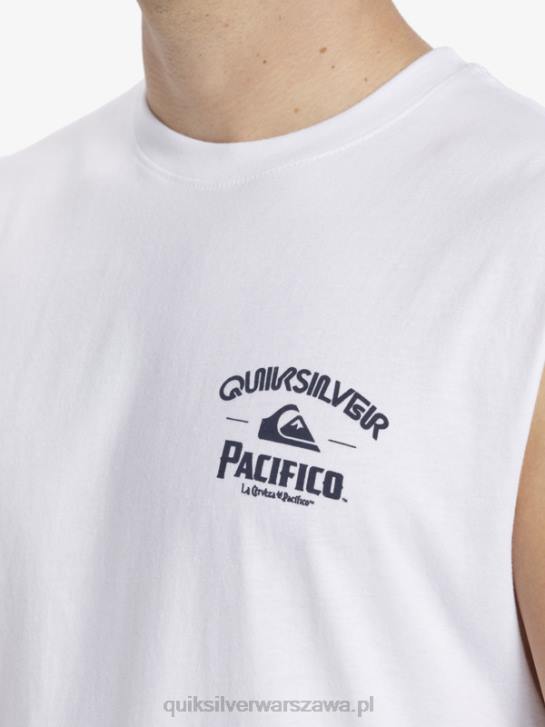 mężczyźni Quiksilver x Pacifico prosty czołg strzelecki 4DBV3 biały