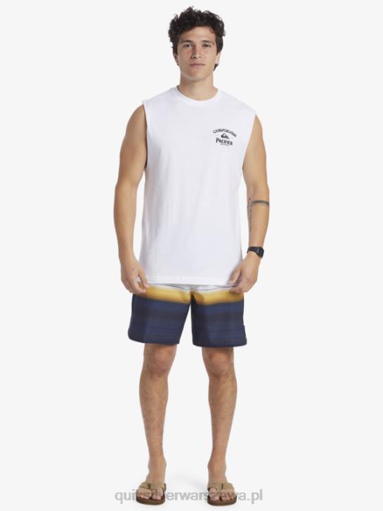 mężczyźni Quiksilver x Pacifico prosty czołg strzelecki 4DBV3 biały