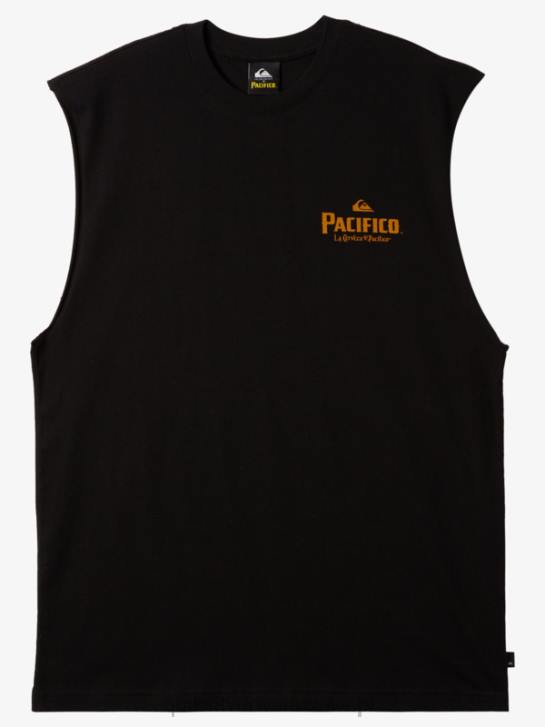 mężczyźni Quiksilver x Pacifico prosty czołg strzelecki 4DBV4 czarny