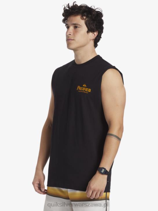 mężczyźni Quiksilver x Pacifico prosty czołg strzelecki 4DBV4 czarny