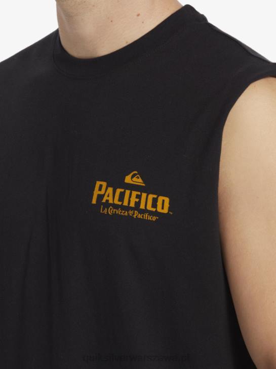 mężczyźni Quiksilver x Pacifico prosty czołg strzelecki 4DBV4 czarny