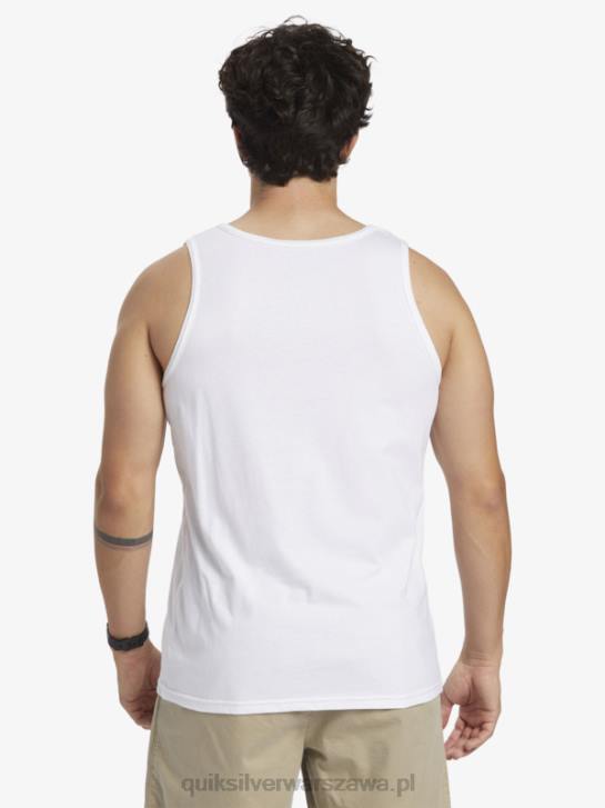 mężczyźni Quiksilver zbiornik zmiennokształtny 4DBV429 biały