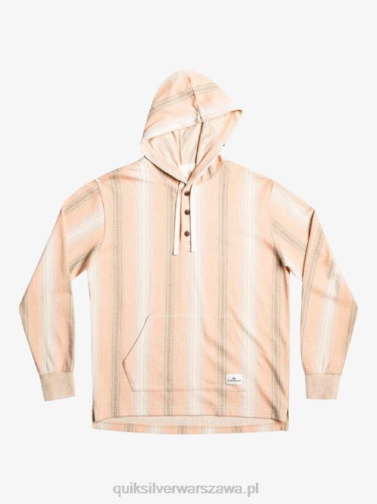 mężczyźni Quiksilver Bluza Baja Henley 4DBV1097 pasek praliny baja