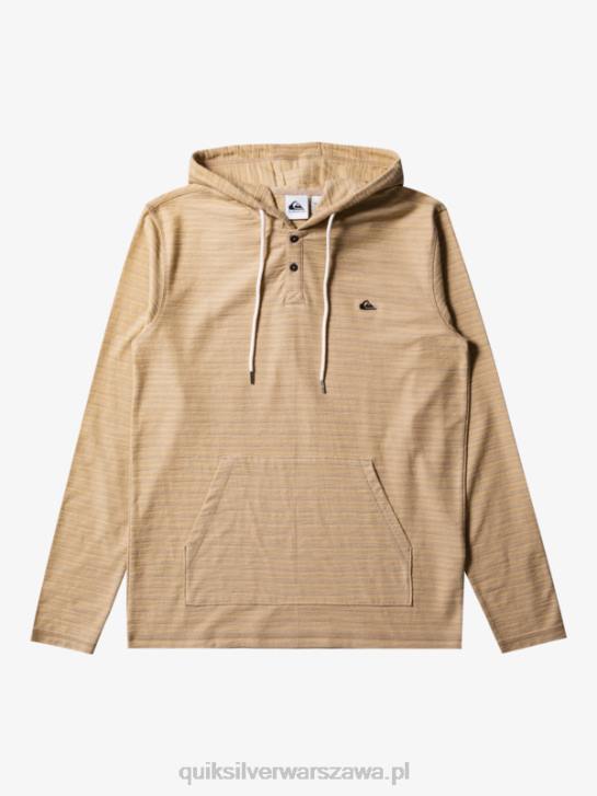 mężczyźni Quiksilver Bluza Carlton 4DBV744 Carlton Taos Taupe w paski