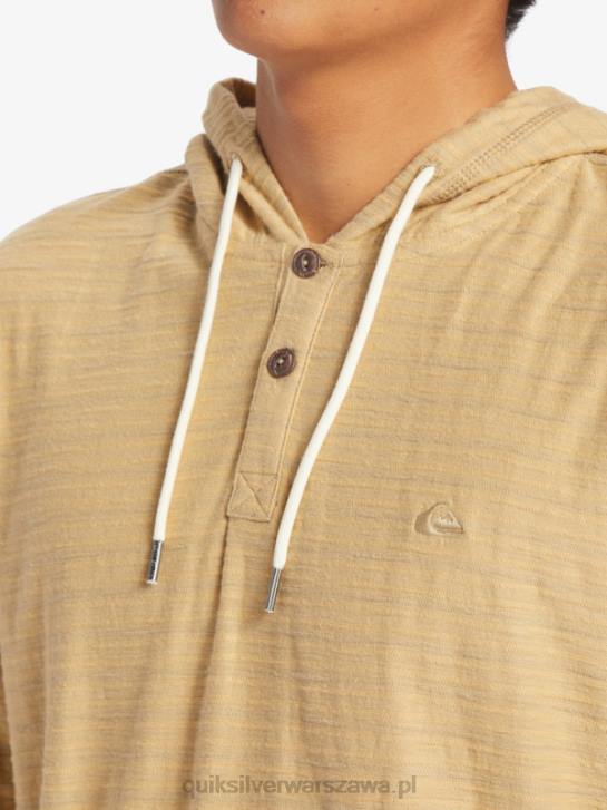 mężczyźni Quiksilver Bluza Carlton 4DBV744 Carlton Taos Taupe w paski