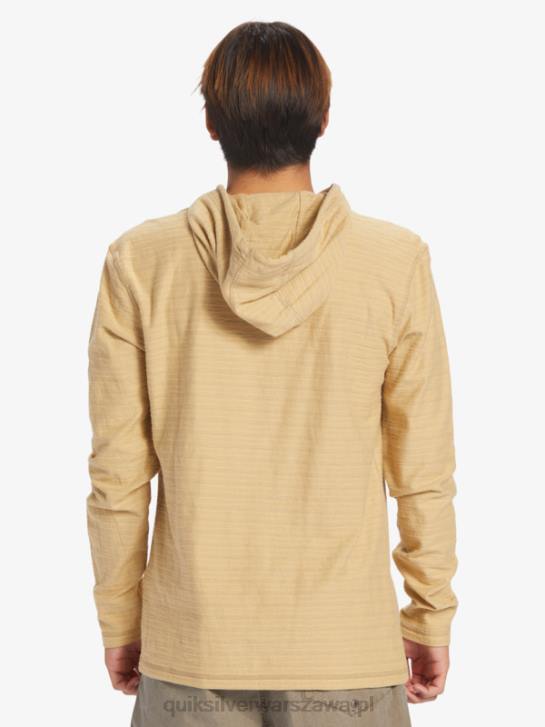 mężczyźni Quiksilver Bluza Carlton 4DBV744 Carlton Taos Taupe w paski
