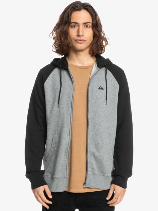 mężczyźni Quiksilver Essentials zapinana na zamek bluza z kapturem 4DBV1513 granatowa marynarka/ lgh