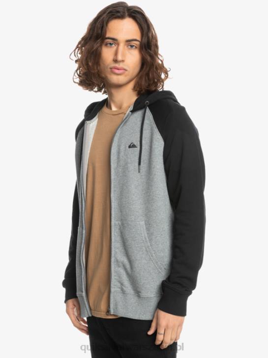 mężczyźni Quiksilver Essentials zapinana na zamek bluza z kapturem 4DBV1513 granatowa marynarka/ lgh