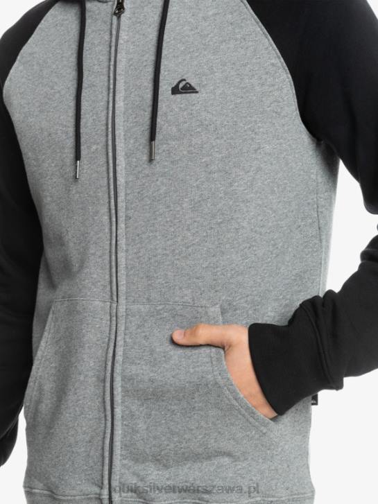 mężczyźni Quiksilver Essentials zapinana na zamek bluza z kapturem 4DBV1513 granatowa marynarka/ lgh