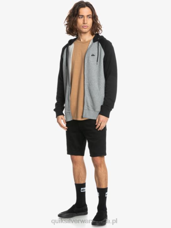 mężczyźni Quiksilver Essentials zapinana na zamek bluza z kapturem 4DBV1513 granatowa marynarka/ lgh