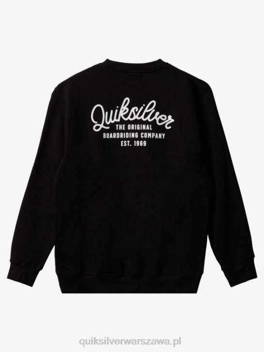 mężczyźni Quiksilver Nowa bluza z okrągłym dekoltem 4DBV1802 czarny