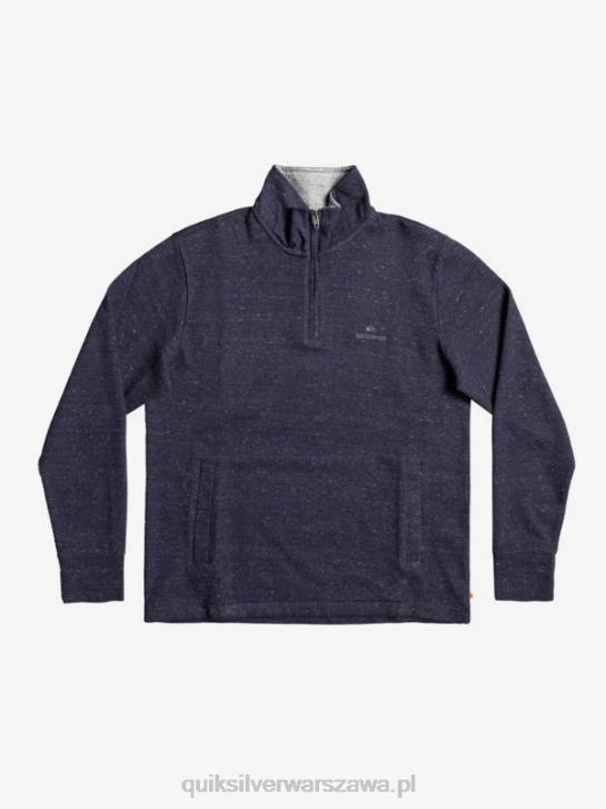 mężczyźni Quiksilver bluza waterman pointsurf zapinana na zamek imitujący dekolt 4DBV1801 granatowa marynarka wrzosowa