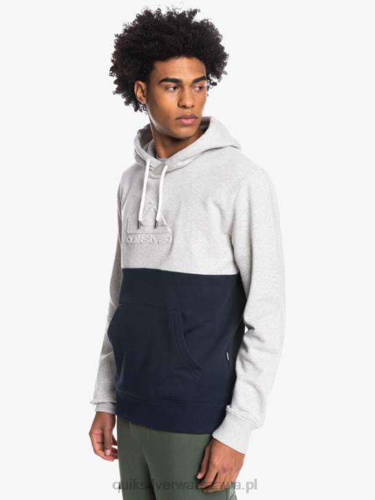 mężczyźni Quiksilver bluza z kapturem 4DBV1682 jasnoszary wrzos