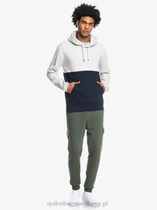 mężczyźni Quiksilver bluza z kapturem 4DBV1682 jasnoszary wrzos