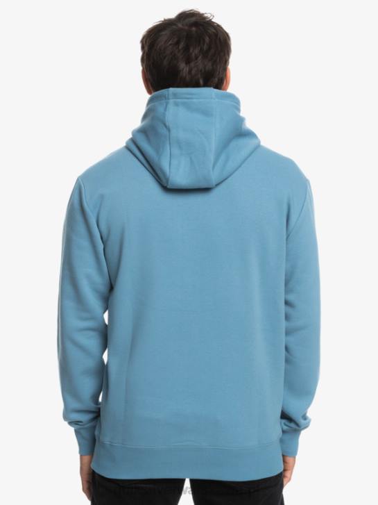 mężczyźni Quiksilver bluza z kapturem w omni kratkę 4DBV1485 prowansalski