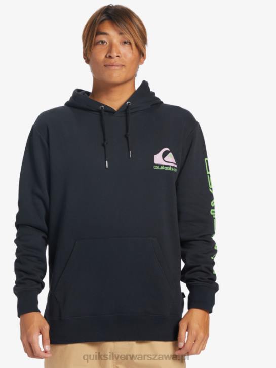 mężczyźni Quiksilver bluza z logo omni 4DBV641 czarny