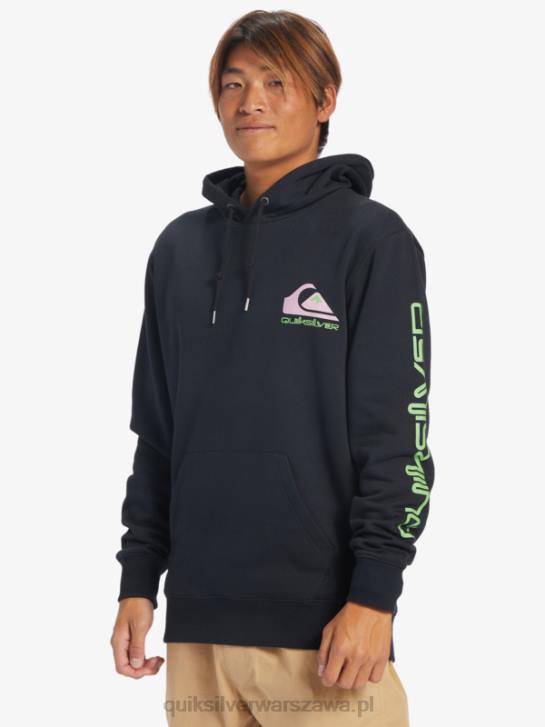 mężczyźni Quiksilver bluza z logo omni 4DBV641 czarny