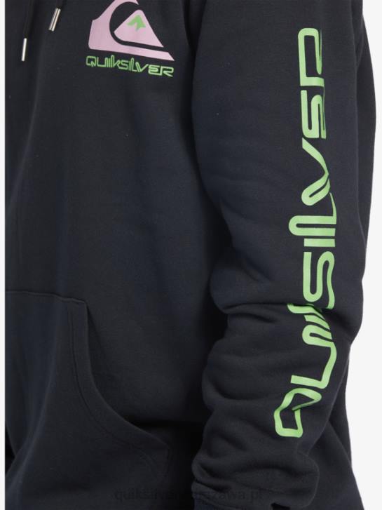 mężczyźni Quiksilver bluza z logo omni 4DBV641 czarny